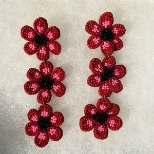 Floral earrings